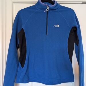 The North Face Royal Blue and Black Fleece Jacket